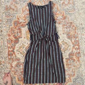 Fab’rik mini dress with cut out mid riff